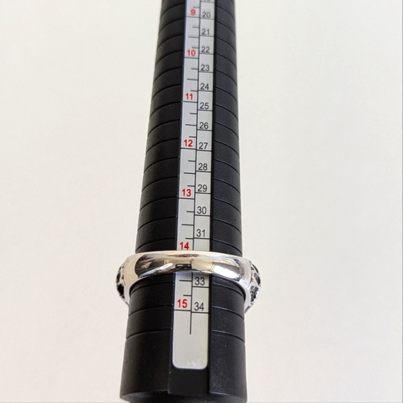 Bradford Exchange Untamed Spirit Tigers Eye Ring Eagle Flanked in Box sz 14¼ - Picture 12 of 12